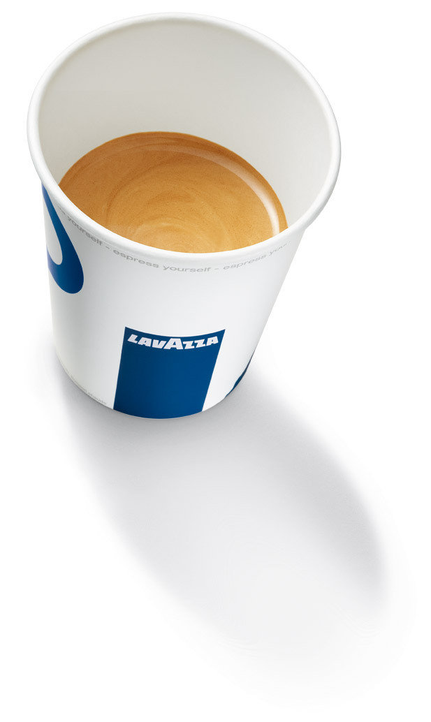 Стакан одноразовый бумажный 170Мл для горячих напитков Lavazza Coffee To Go