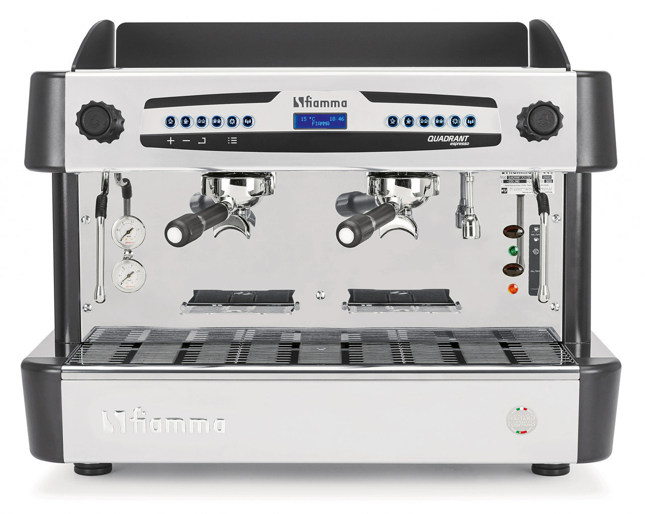 Кофемашина эспрессо рожковая  Fiamma Quadrant 2 DSP TC Black