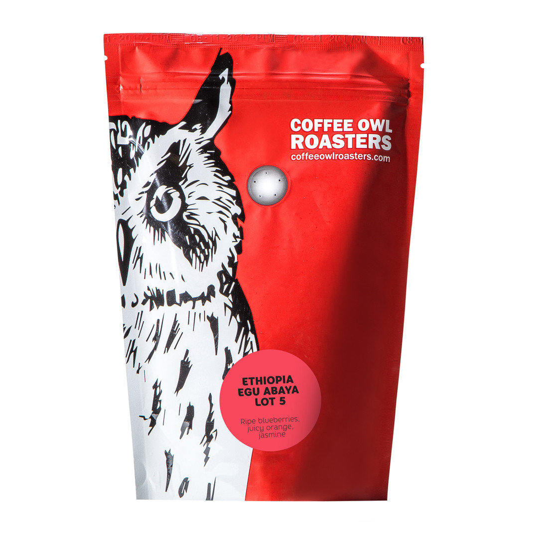 Ethiopia Egu Abaya lot 5 Эфиопия кофе в зернах Specialty Coffee OWL, упаковка 250 гр.