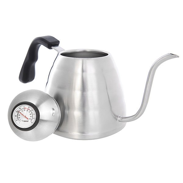 Tiamo kettle 0.9 l With Thermometer Metallic