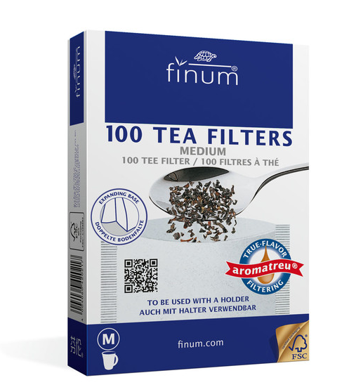 Фильтр пакеты для заваривания чая Finum Medium 130x100 мм