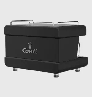 Кофемашина эспрессо рожковая CONTI CC200 Standard TC Black 2 группы, черного цвета