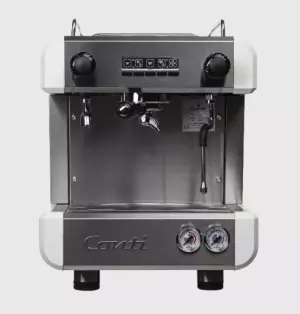 Кофемашина эспрессо рожковая CONTI CC100 Standard TC White 1 группа, белого цвета