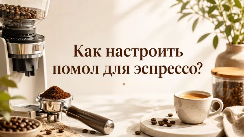 Как настроить помол для эспрессо?