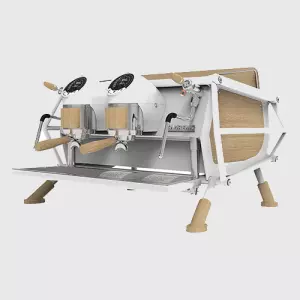 Рожковая кофемашина Sanremo Café Racer 2GR White & Wood