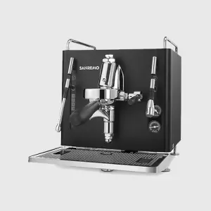 Рожковая кофемашина Sanremo CUBE V A Onyx Black черная