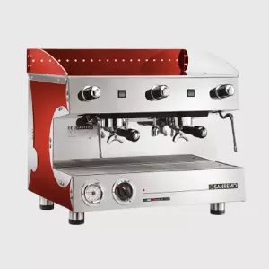 Рожковая кофемашина Sanremo Capri SAP DLX 2GR Red красная