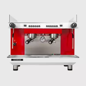 Рожковая кофемашина Sanremo Zoe SED 2GR White-red бело-красная