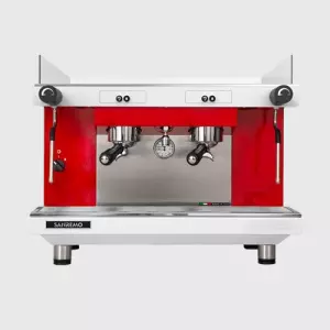 Рожковая кофемашина Sanremo Zoe SAP 2GR White/Red бело-красная