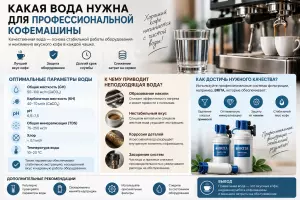 Какая вода нужна для профессиональной кофемашины