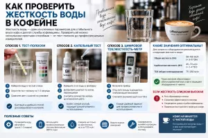 Как проверить жесткость воды в кофейне