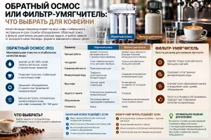 Обратный осмос или фильтр-умягчитель: что выбрать для кофейни