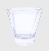 Стакан LOVERAMICS Urban Glass Twisted Cappuccino Glass Clear, объем 180 мл