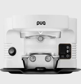 Автоматический темпер Puqpress M5 White для кофемолок Mahlkonig E80, матово-белый