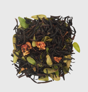 Чай черный ароматизированный Клубника – Сливки