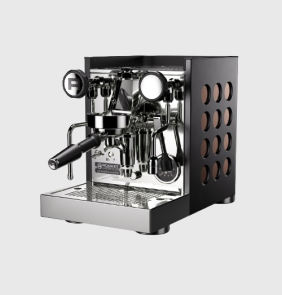 Кофемашина эспрессо рожковая Rocket Appartamento TCA RE502A1W11, черный с медными вставками