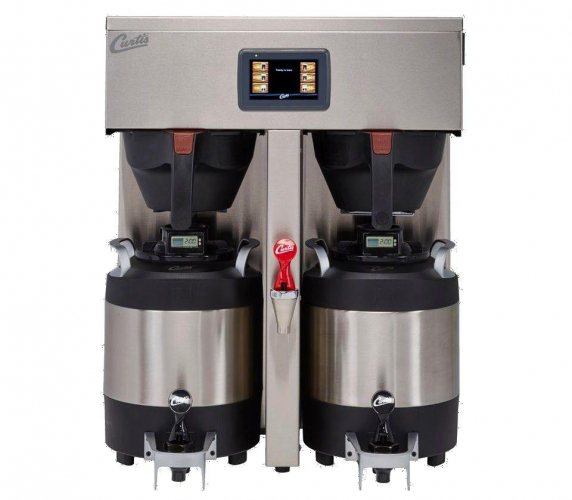Curtis Фильтр-кофемашина под 2 термоса TFT1G 3,8 л с краном горячей воды